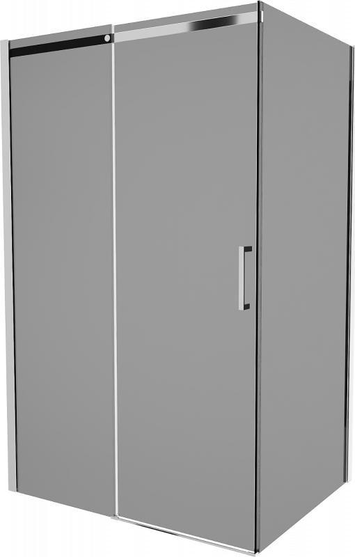 Mexen Mexen Omega kabina prysznicowa rozsuwana 100 x 70 cm, grafit, chrom - 825-100-070-01-40