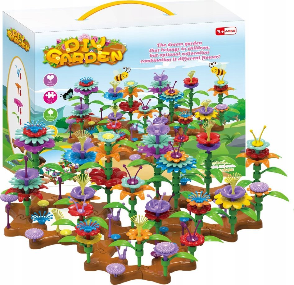 Kwiaty Klocki Budowania Ogrodu Kwiatów Ogród 148El