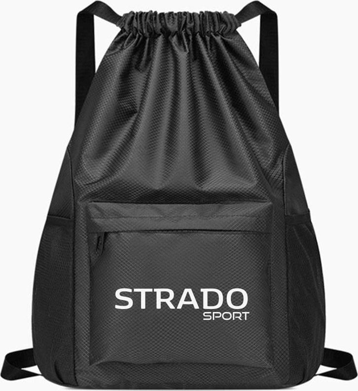 Strado Wodoodporny plecak sportowy torba Strado 37x48x19 cm (Czarny)
