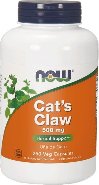 NOW Cats Claw - Koci Pazur 500 Mg - 250 kapsułek