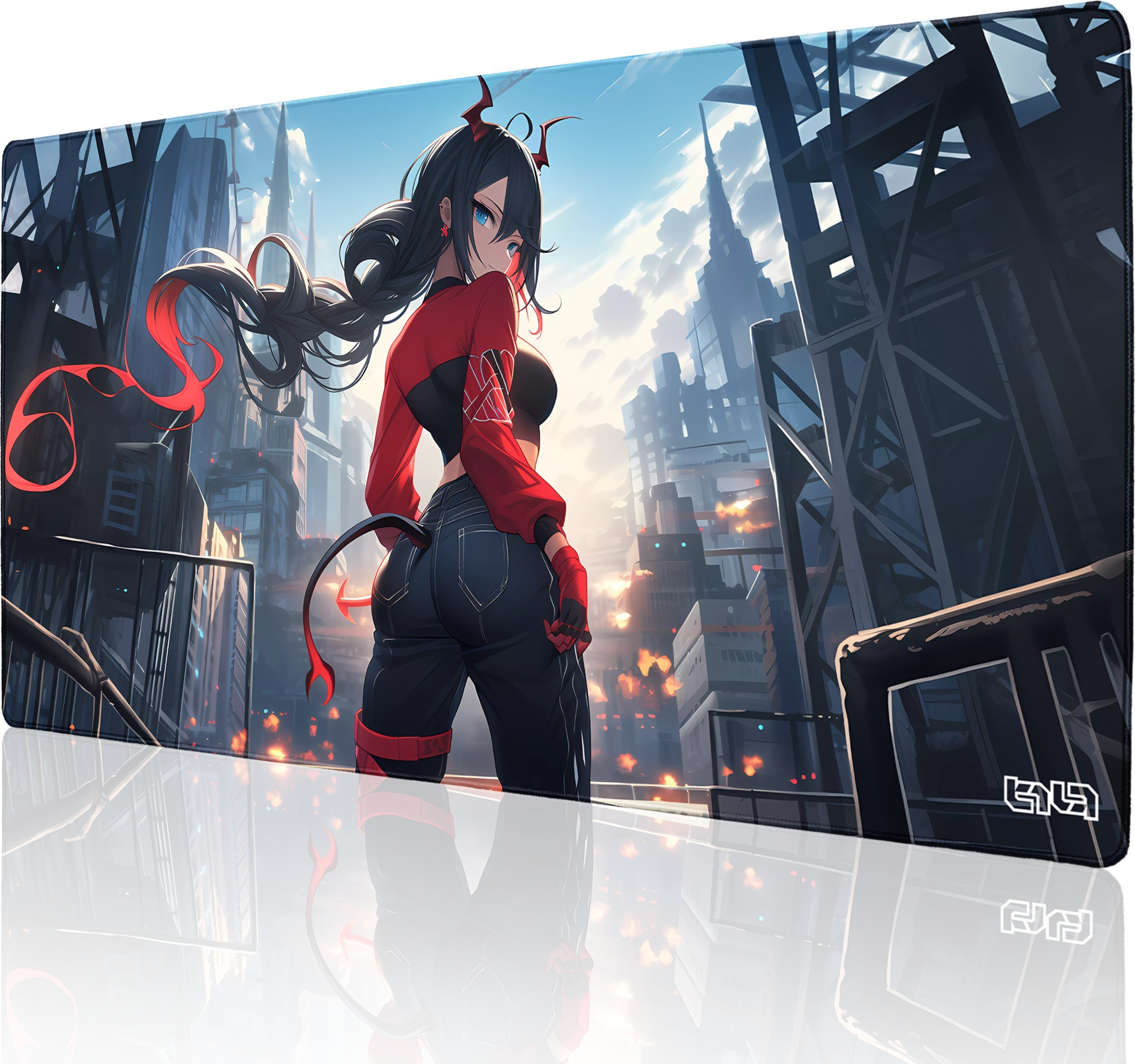 Podkładka Tilt DUŻA PODKŁADKA POD MYSZKĘ Diabelne Spojrzenie 100x50 TILT Wytrzymała Duża