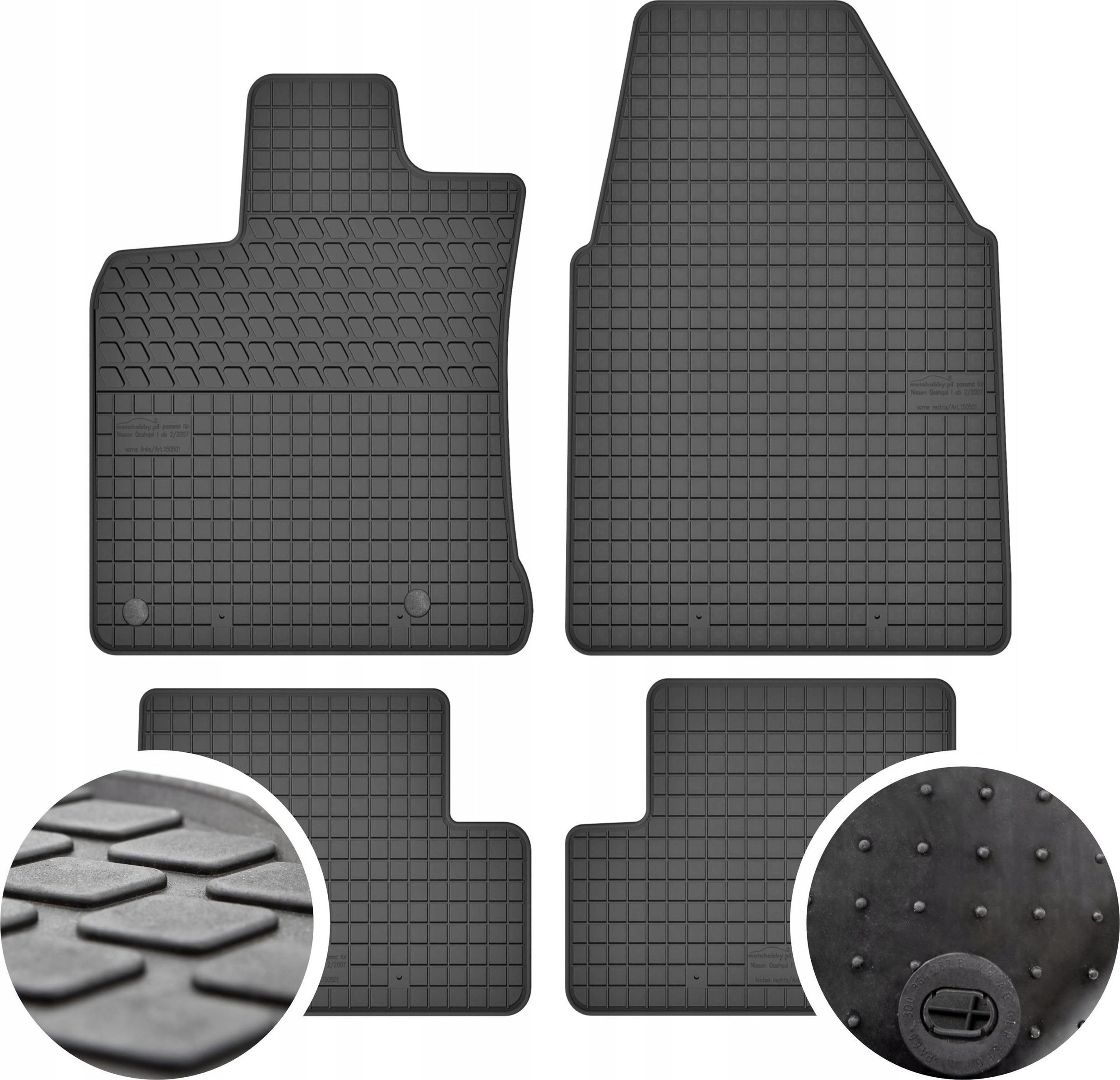 GeyerHosaja Dywaniki gumowe do Nissan Qashqai I