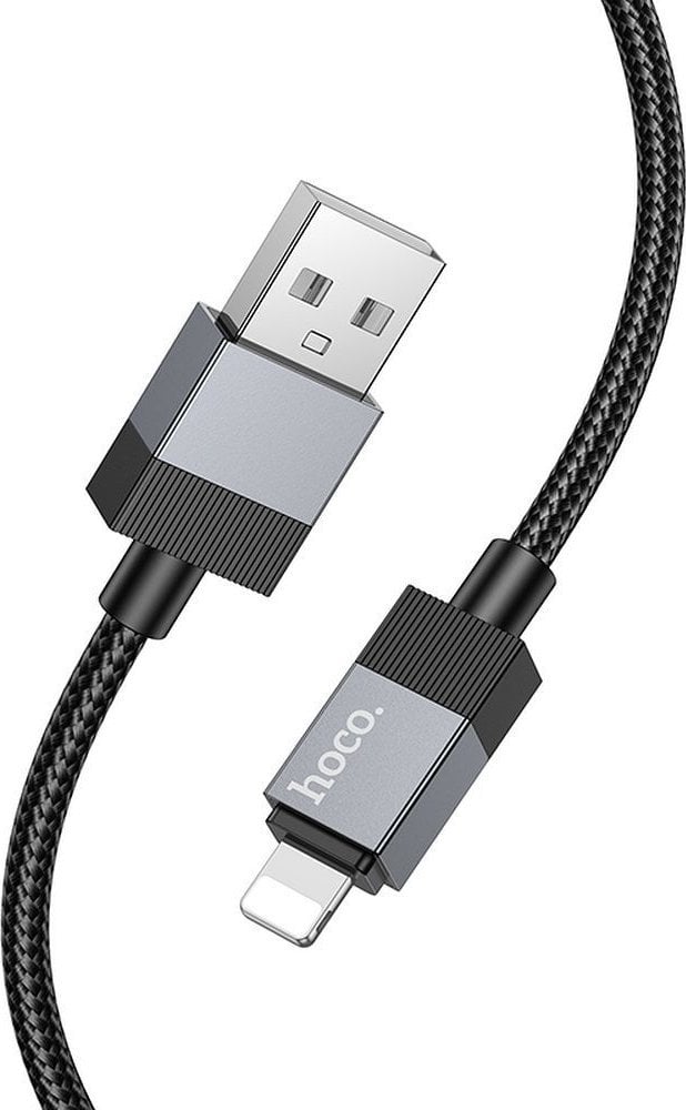 Kabel USB Hoco USB-A - Lightning 1 m Czarny