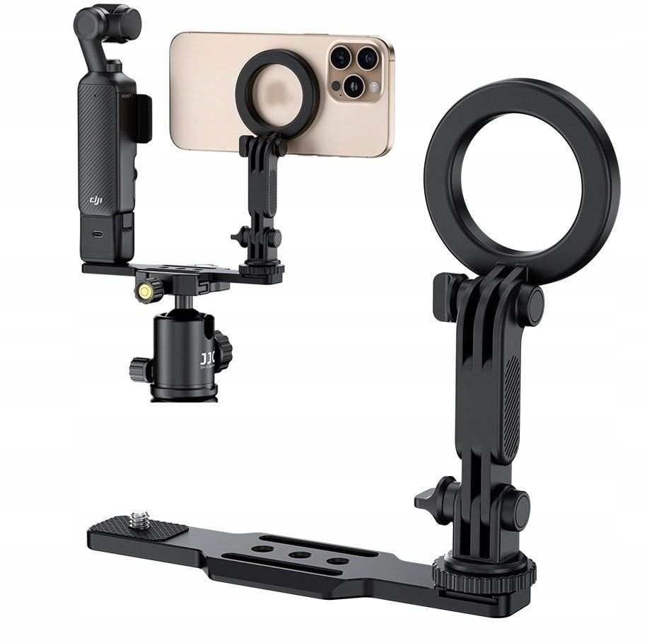Uchwyt Płytka Szyna Mocowanie do DJI Osmo Pocket 3 + Telefon MagSafe na 1/4 / HG-CS1