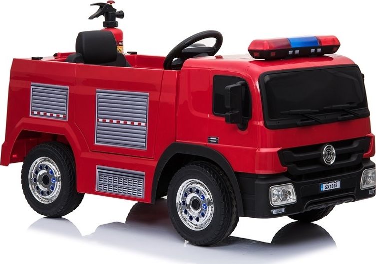 Lean Sport Pojazd Na Akumulator Wóz Strażacki Czerwony