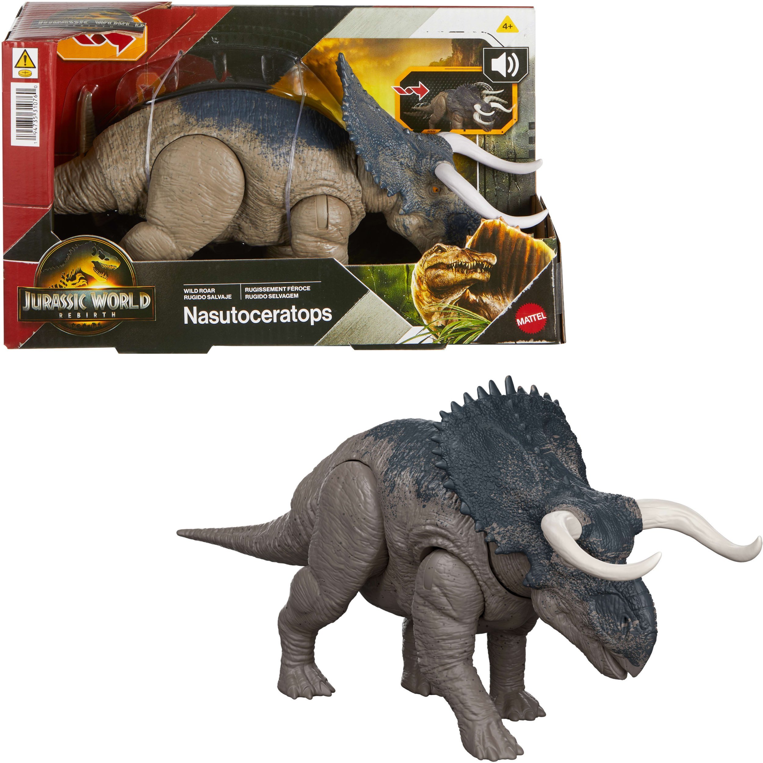 Figurka Mattel Jurassic World - Rebirth Nasutoceratops (JGC81)