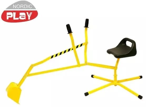 Falk NORDIC PLAY Koparka do piaskownicy, żółta/czarna (805-435)