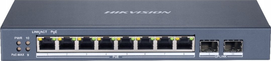 Switch Hikvision SWITCH POE DS-3E1510P-SI 8-PORTOWY SFP Hikvision