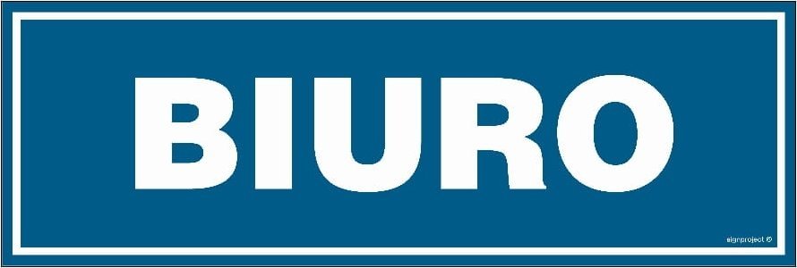Mój dom Biuro - Tabliczka Pcv Z Przylepcami 30X10 Cm Płyta Libres Polska Sp Sgp-Pa001_300X100_Pn 5904937431959