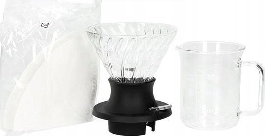 Hario Zestaw Immersion Switch Server Set - drip V60-02 + serwer + filtry