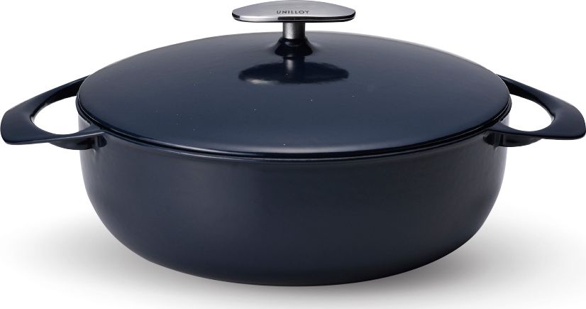 UNILLOY Garnek żeliwny UNILLOY Indigo 24 cm [US240NE]