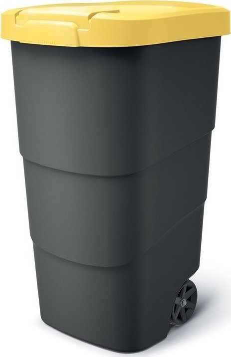 Kosz na śmieci Prosperplast żółty 90L (NBWB90-120C)