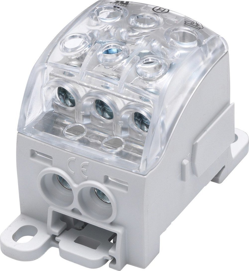 Simet Blok rozdzielczy - uniwersalny Al/Cu SUB 220 (82060) SIMBLOCK szary 81650002