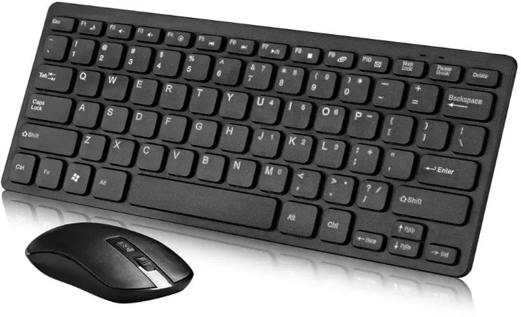 RoGer GKM901 Ultra Slim Silent Wireless Keyboard + Mouse Combo