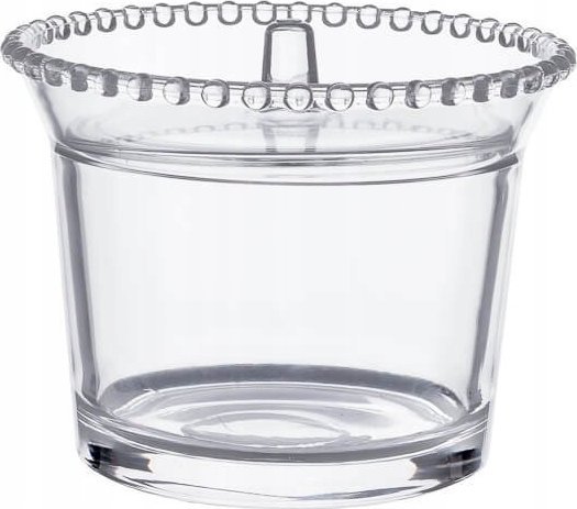 Kadax Cukiernica Szklana Z Przykrywką Pojemnik Na Cukier