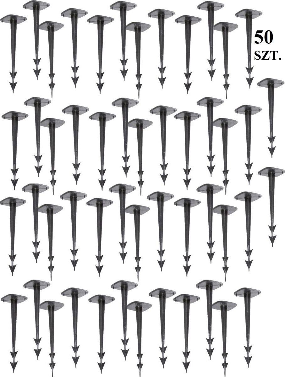 Prosperplast SZPILKI GROTY KOŁKI DO AGROWŁÓKNINY HARPOON PEG WYS. 12,5CM 50SZT