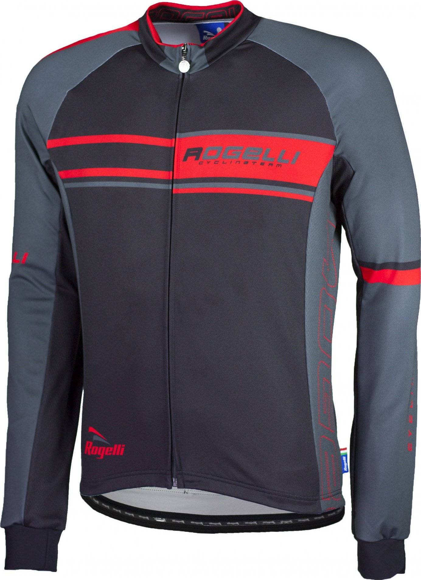 Rogelli Koszulka Rogelli ANDRANO długi rękaw czarno-czerwona S