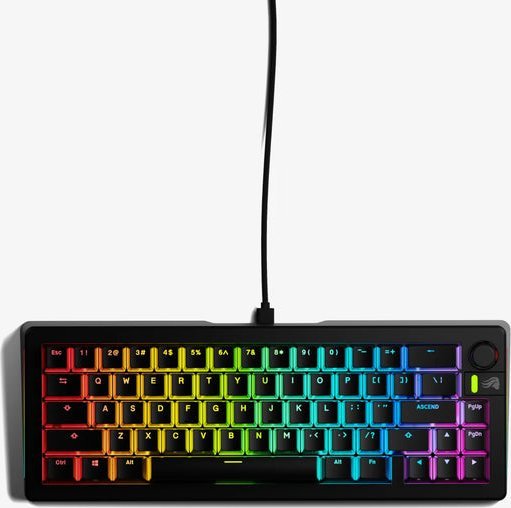 Klawiatura Glorious Glorious GMMK 3 100 % Custom Gaming-Tastatur - Pre-Built, ANSI (US), Fox Switches, schwarz