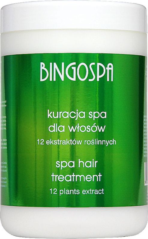 BingoSpa Kuracja SPA do włosów słabych, wypadających i po farbowaniu 12 ekstraktów BingoSpa
