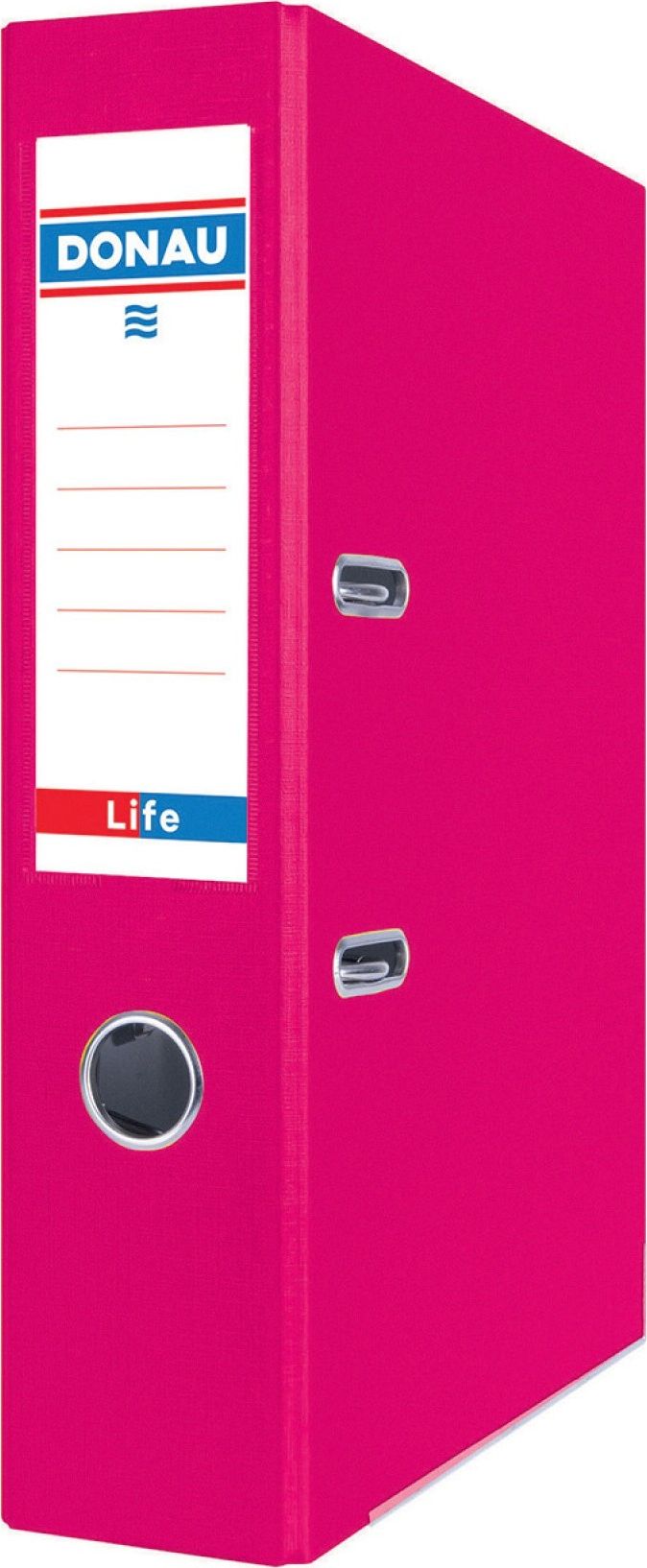 Segregator Donau Life 2-ringowy A4 75mm różowy (3969001PL-30)