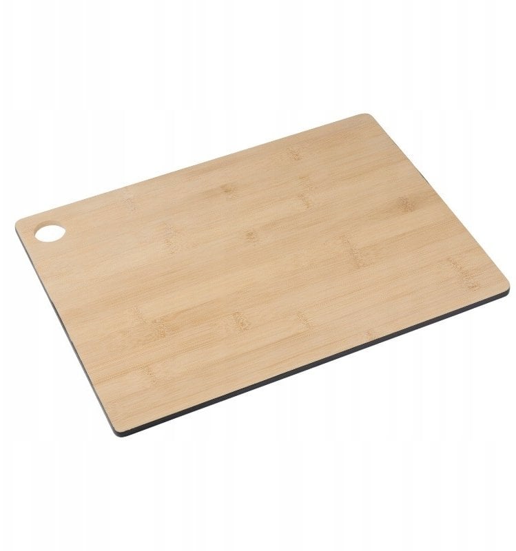 Alpina - Deska do krojenia z drewna bambusowego 28x38 cm (czarny)