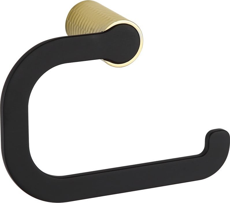 Mexen Mexen Base uchwyt na papier toaletowy, czarny/złoty - 7088233-57