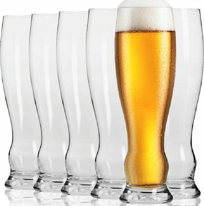 Krosno S.A. Szklanki do piwa pszenicznego Splendour 6 sztuk