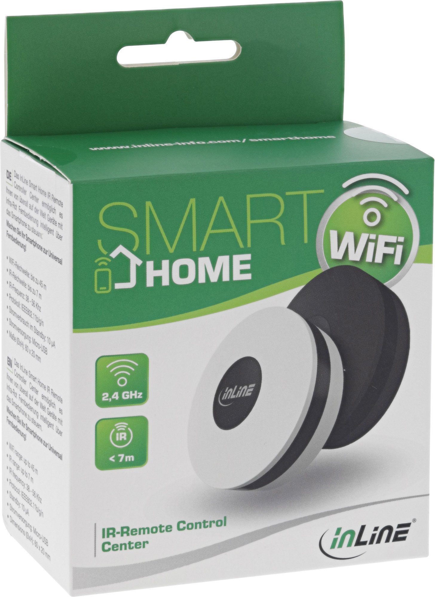 Telefon komórkowy InLine InLine® SmartHome IR Remote Control Center black