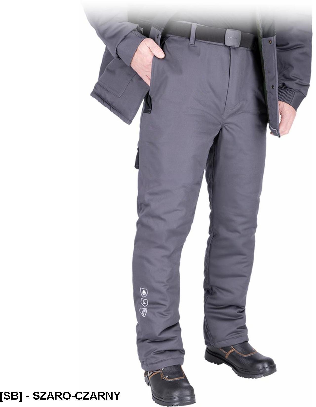 Reis WINSAFE-T Spodnie ochronne ocieplone, antyelektrostatyczne, trudnopalne, chroniące przed cieczy chemicznymi 60