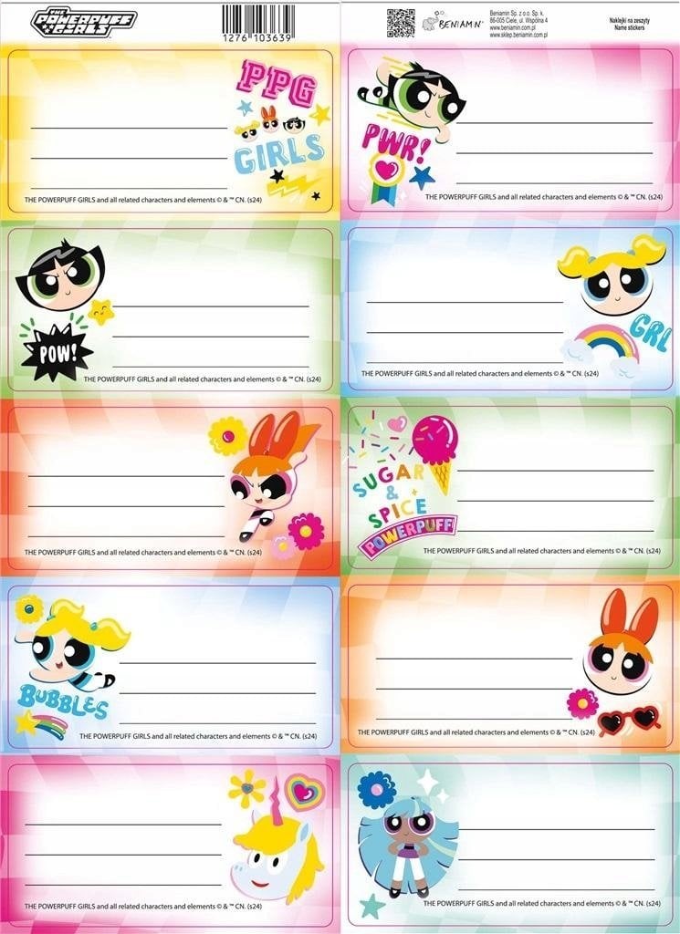 Teka Naklejki na zeszyty Atomówki