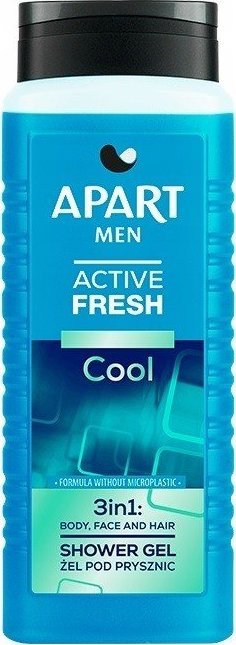 APART NATURAL_Men Active Fresh Cool żel pod prysznic 3w1 500ml