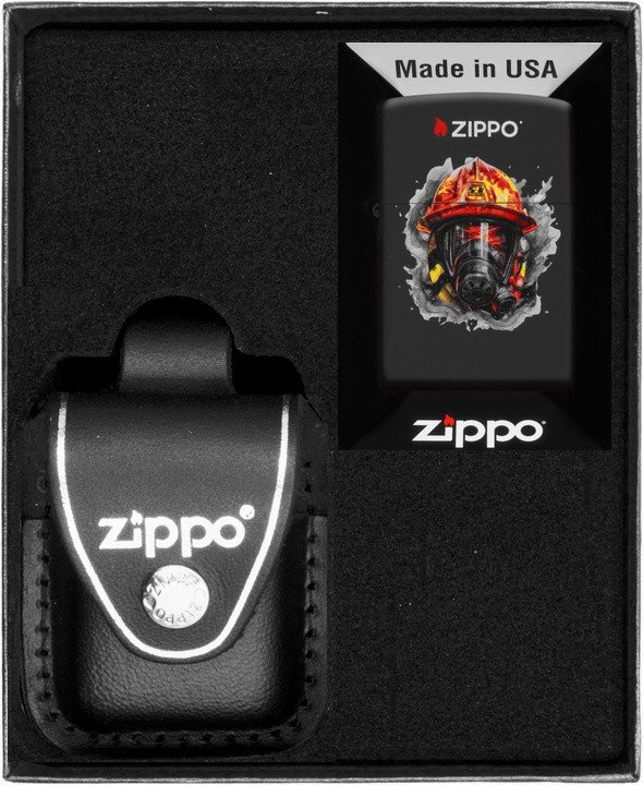 Zestaw ZIPPO Zapalniczka FIREFIGHTER DESIGN Prezentowy No3