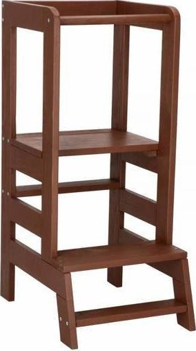 Springos Pomocnik kuchenny, podest dla dzieci 90 cm brązowy
