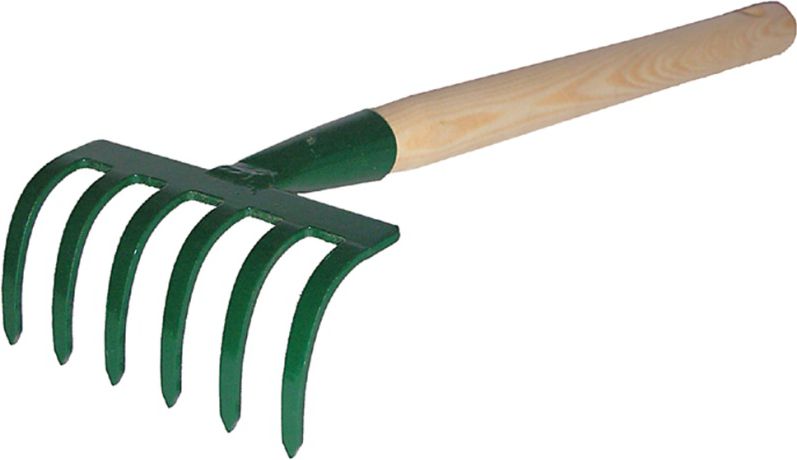 Kard Grabki małe 6-zębne oprawione (121)