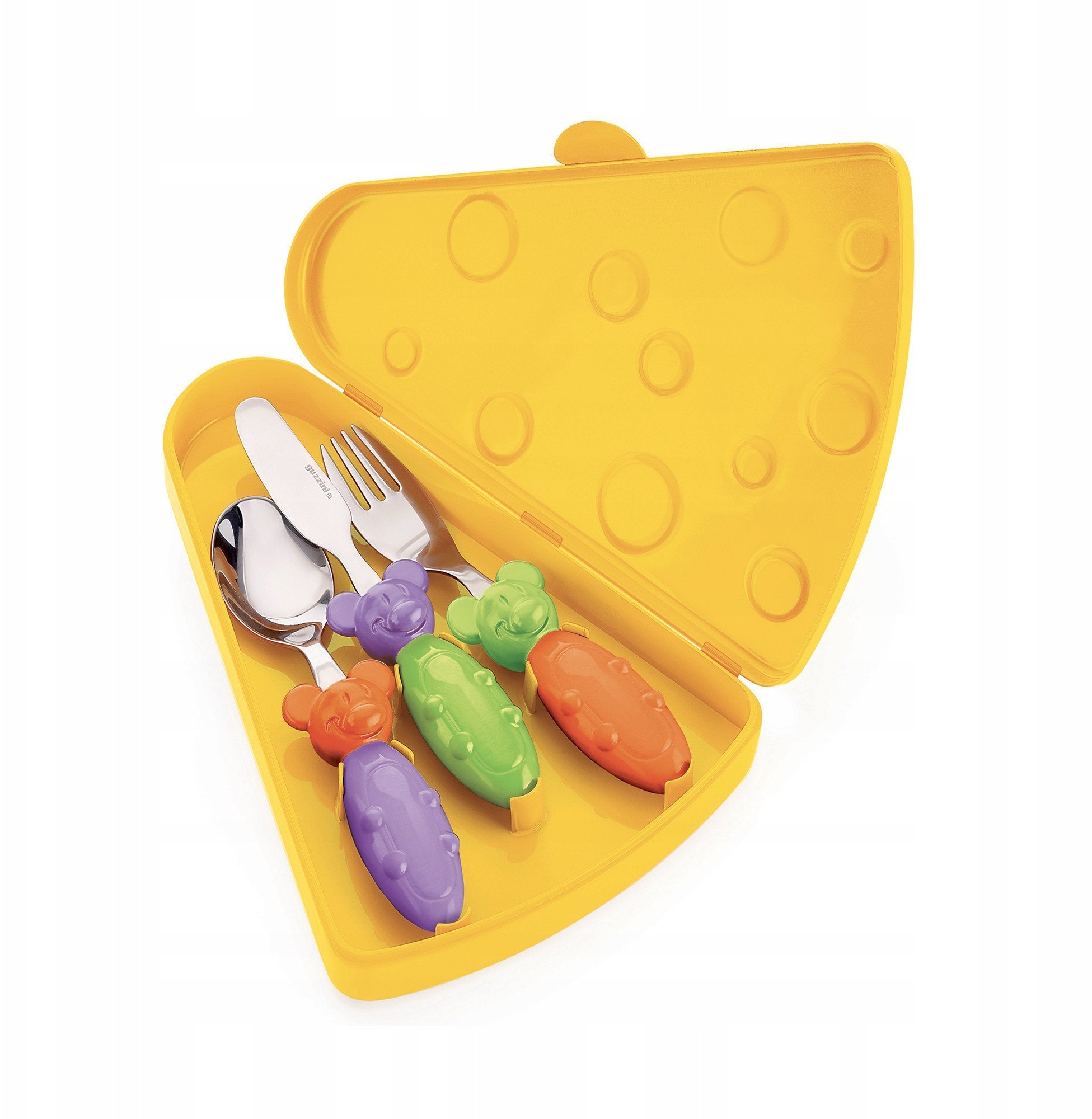 Guzzini TIP TOP TAP Besteck 3 Set mit Etui Assorted col.