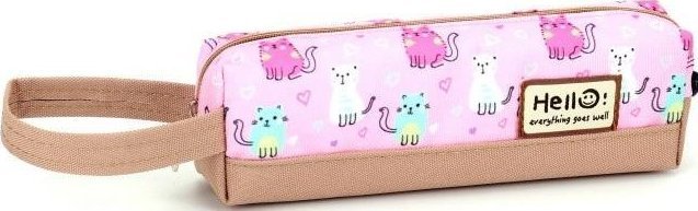 Piórnik tuba mała Kolorowe kotki