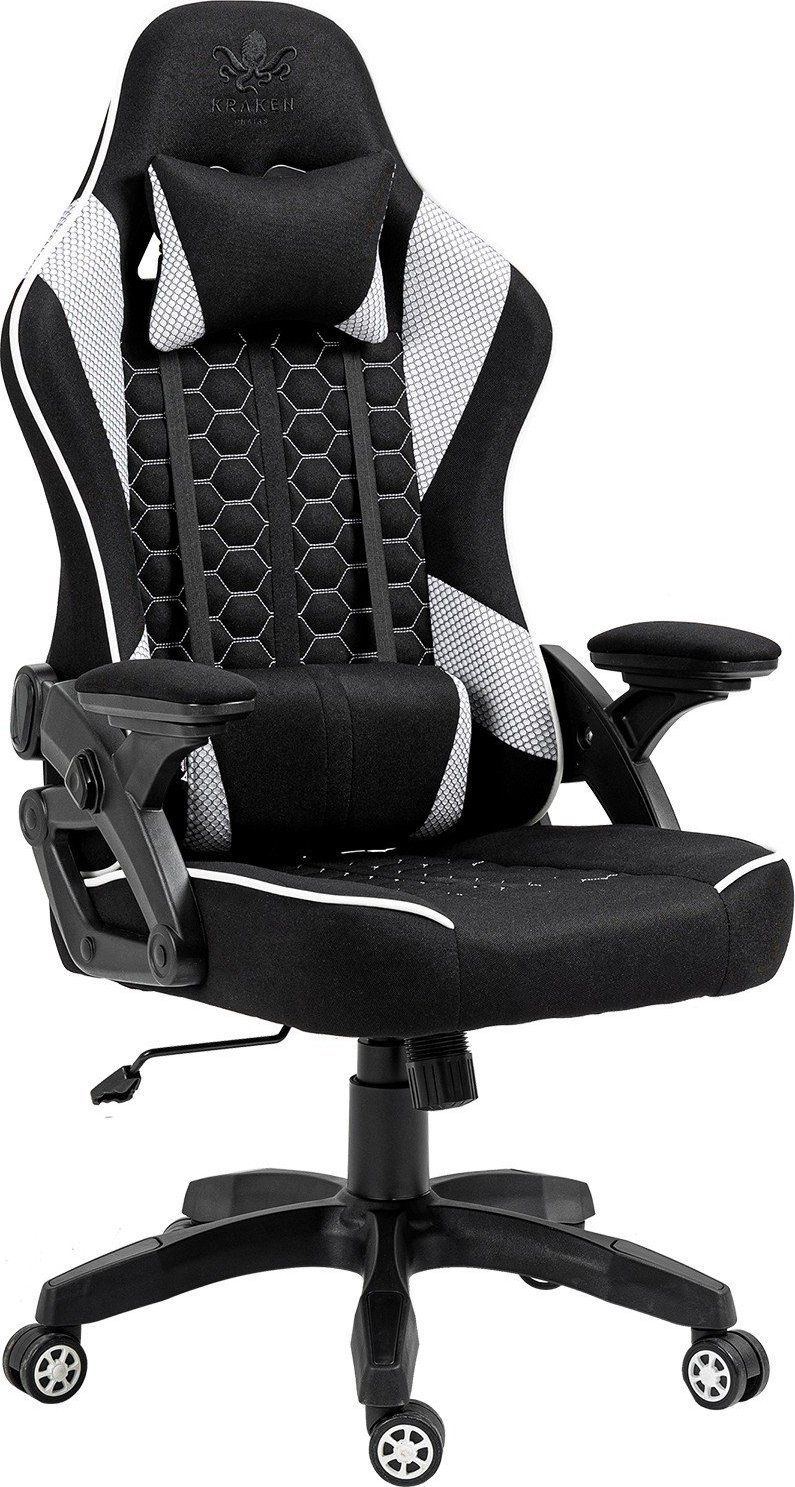 Fotel Kraken Feyton czarno-biały