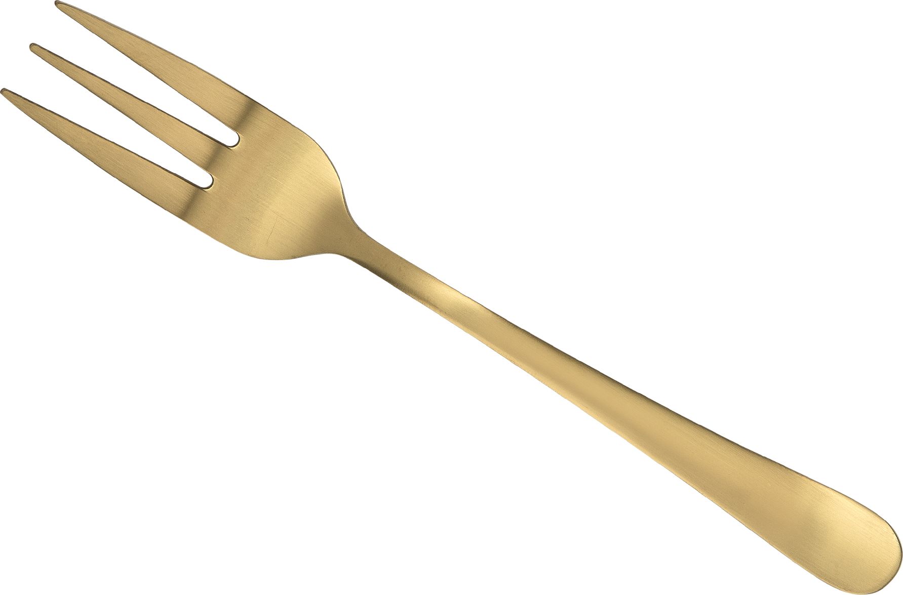 Amefa Komplet 6 widelczyków do ciasta Austin złote