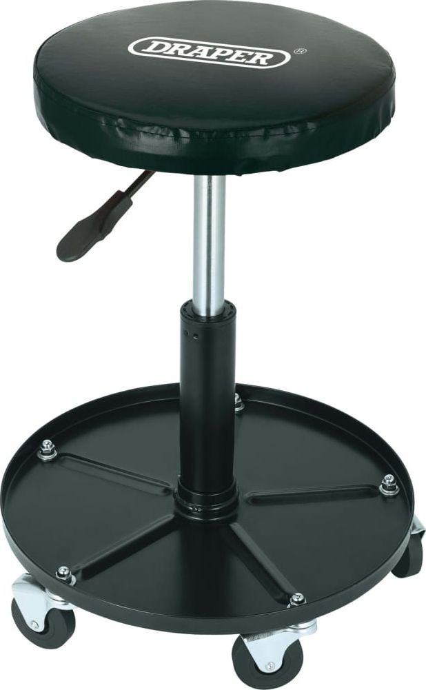 Draper Draper Tools Regulowane siedzisko robocze, czarne