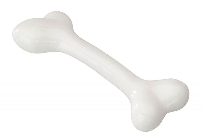 EBI Zabawka Rubber Bone Biała/Wanilia L 20.25cm