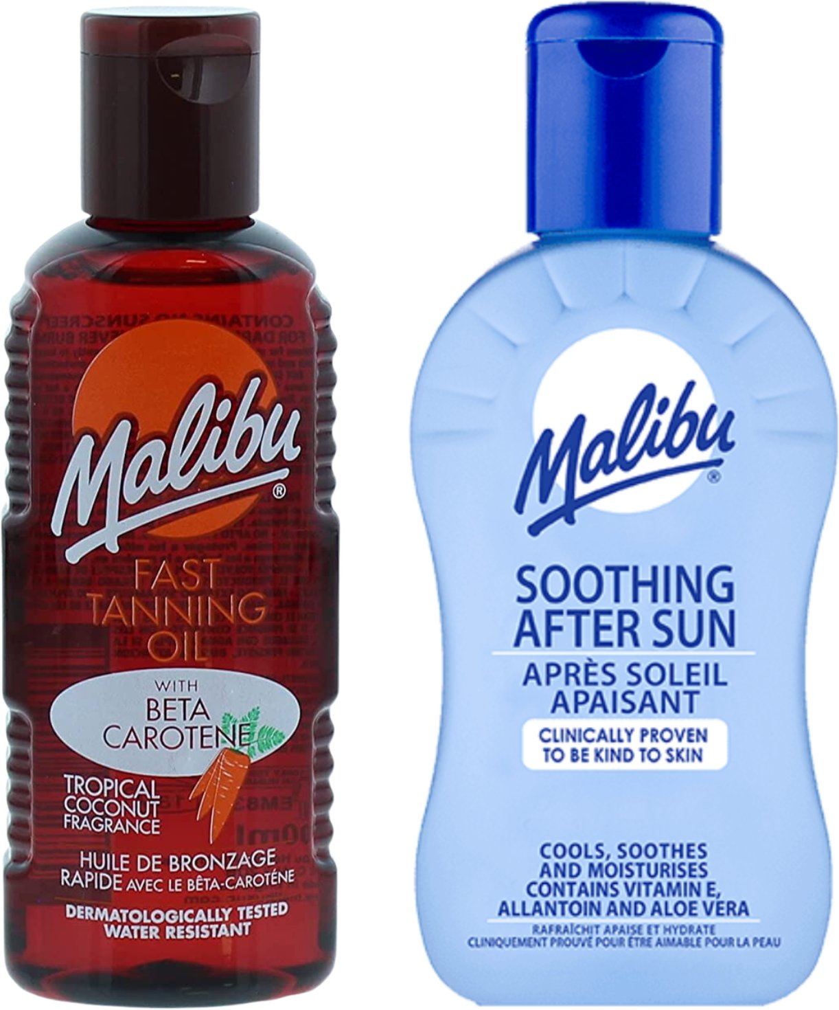 Malibu Olejek Do Opalania 100ml + Balsam Po Opalaniu 100ml
