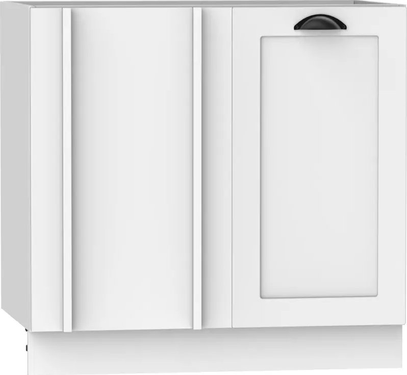 Elior Dolna szafka kuchenna narożna biała - Pergio 22X 90 cm