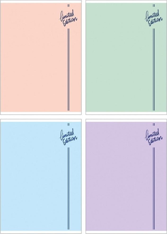 Zeszyt A5/60K kratka mix (4szt)