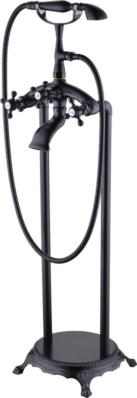 Bateria wannowa Mexen Retro wolnostojące czarny