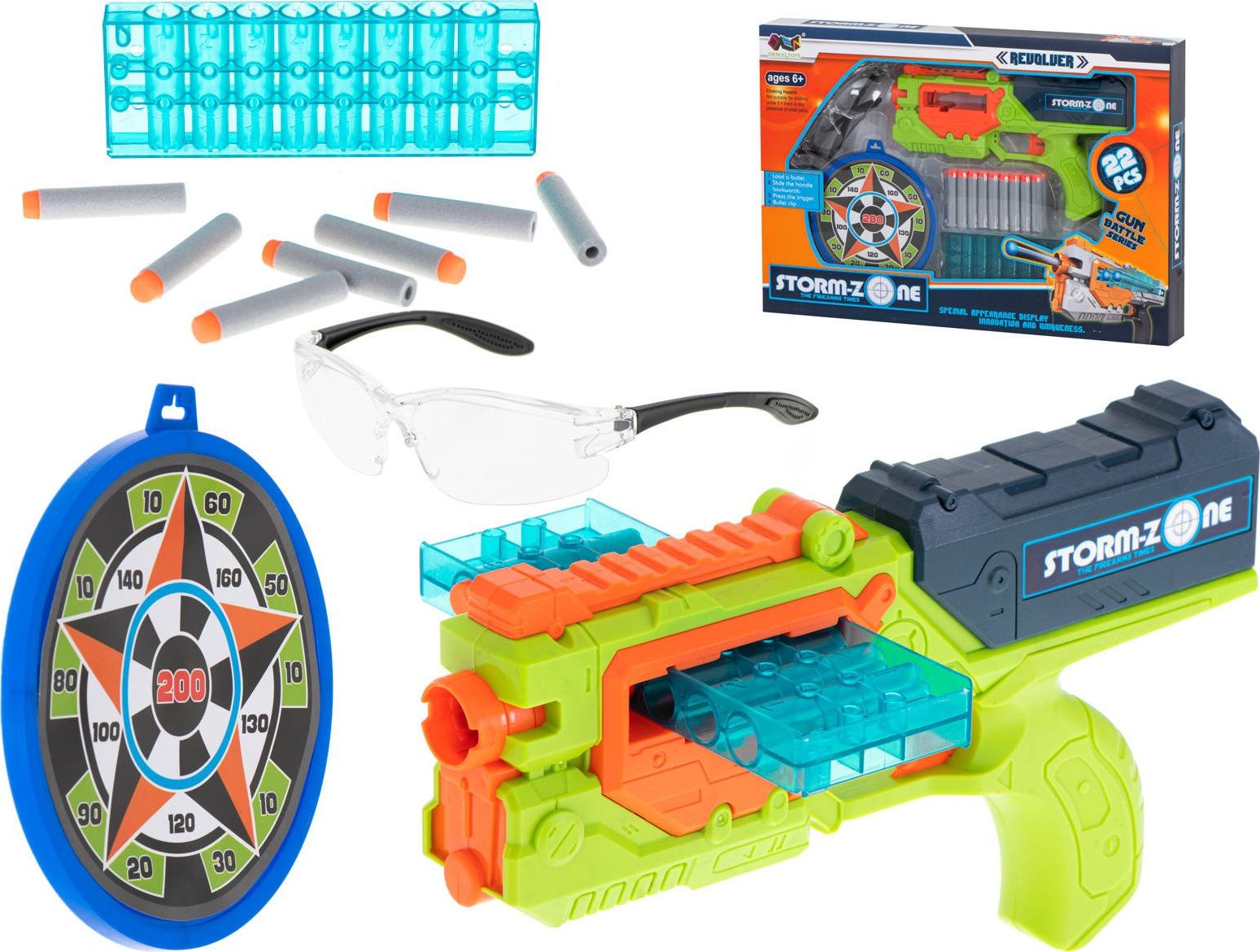 KIK Wyrzutnia pistolet Storm Zone strzałki