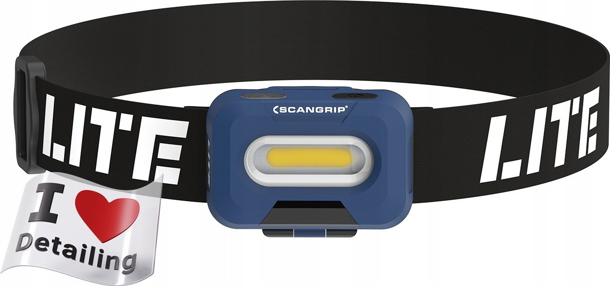 Scangrip Galvos lempa Scangrip HEAD LITE A, 150 lm, 3 x AAA, motion sensor, IP54