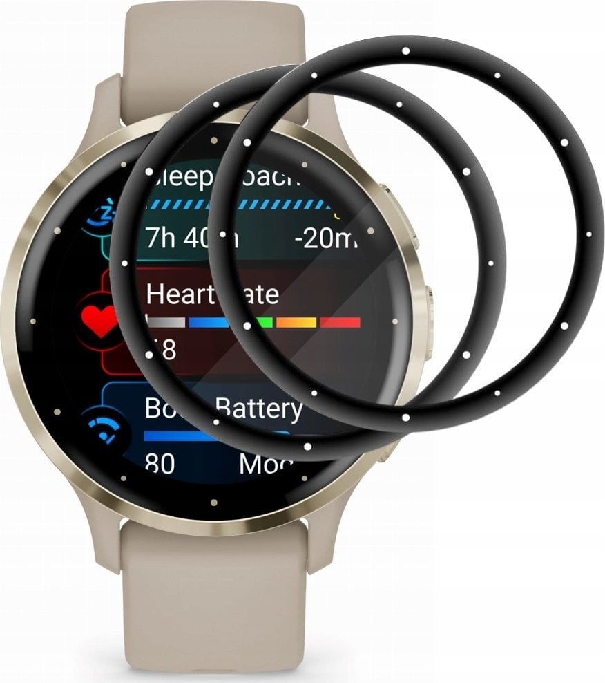 Wozinsky 2x Full Glue Garmin Venu 3S (41mm)