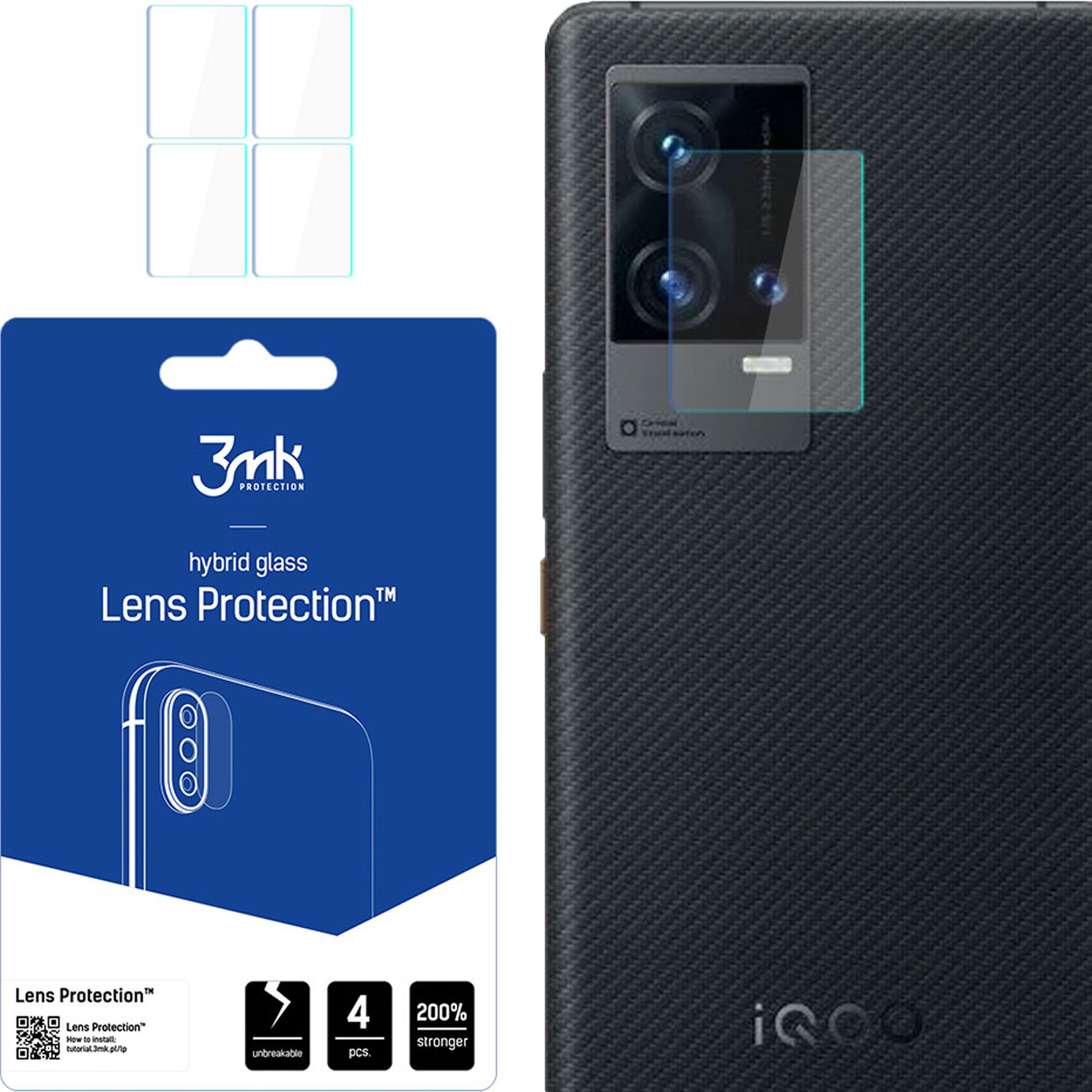 VIVO IQOO 8 PRO 5G - 3MK LENS PROTECTION