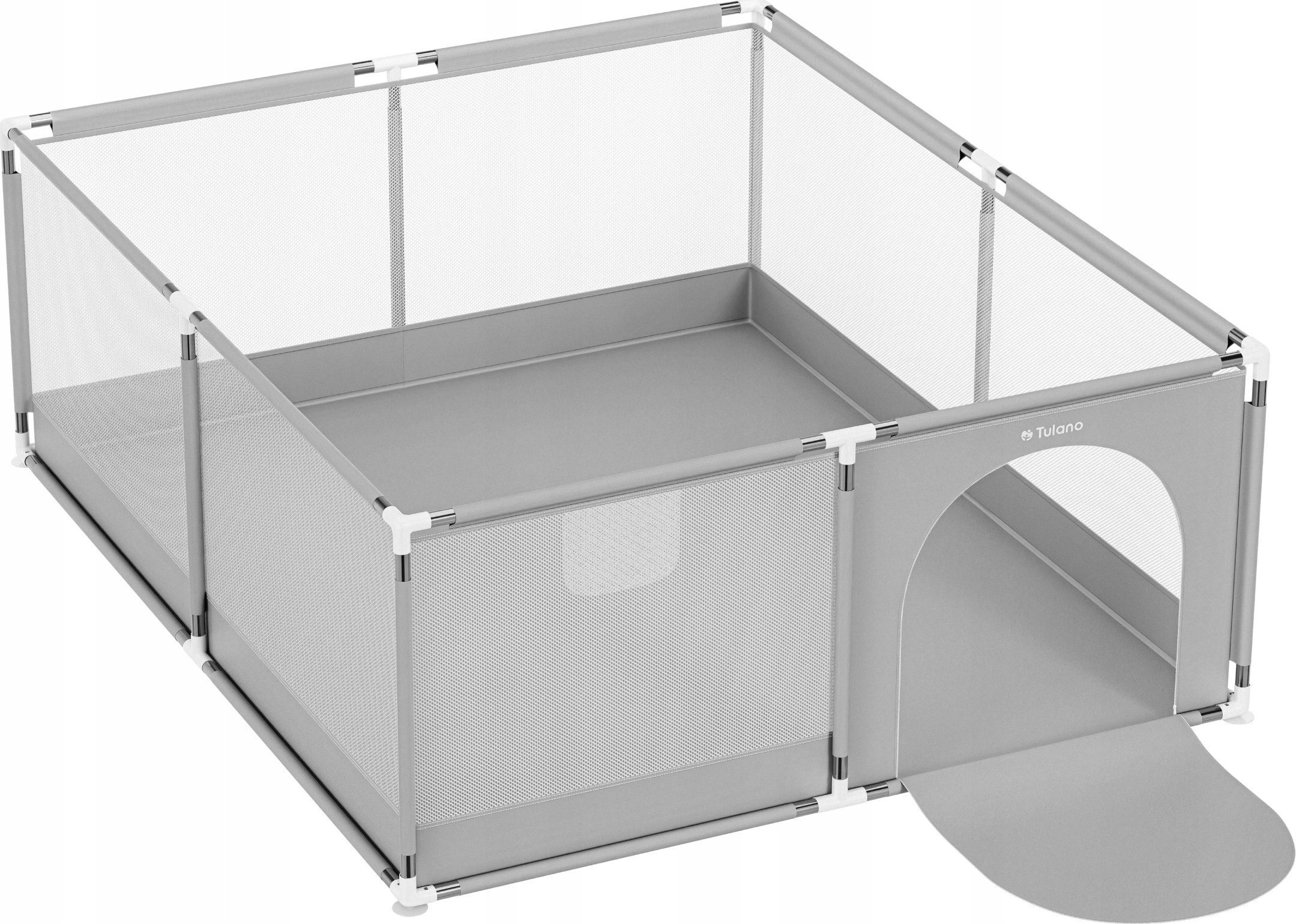 Kojec Dziecięcy Bezpieczny Dla Dzieci Tulano Cozy 25 Grey 150 X 180Cm