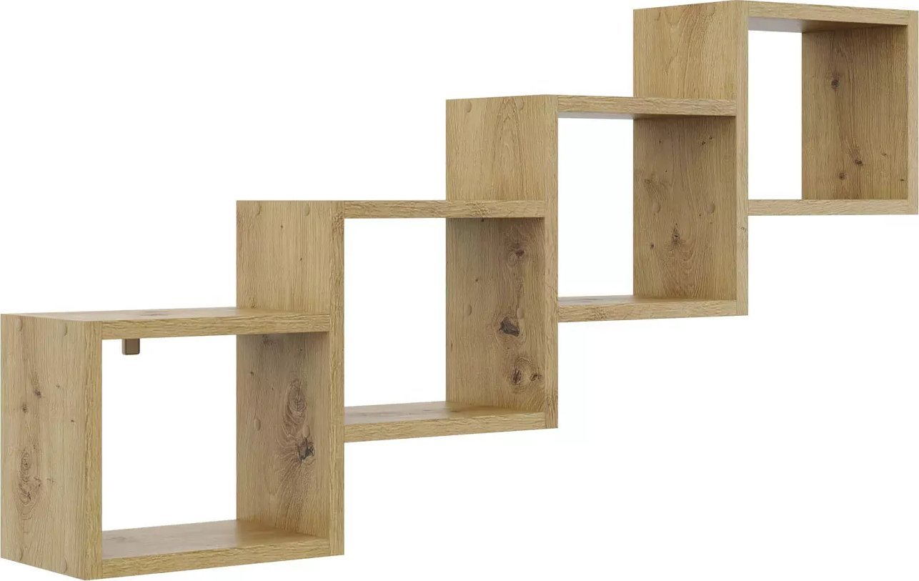 Elior Minimalistyczna półka na książki dąb artisan - Ritta